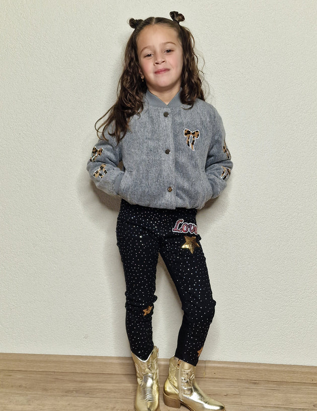 Fluffy Bow Bomberjack