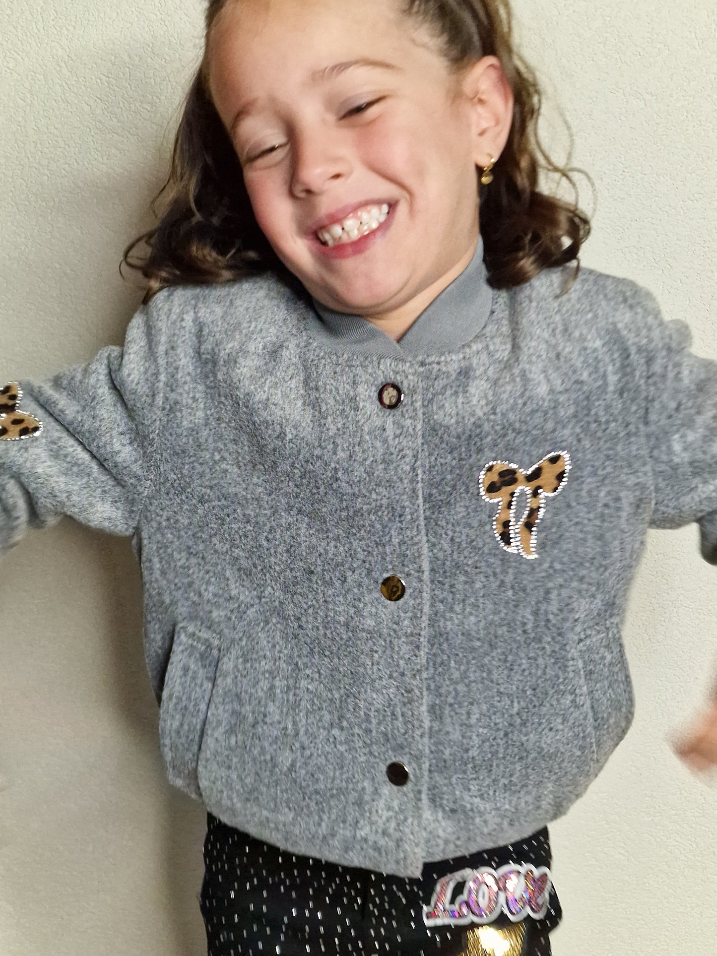 Fluffy Bow Bomberjack