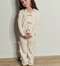 Comfy 2-delig pak met strikjes beige - Pinkish Flamingo