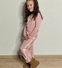 Comf 2-delig pak roze met strikjes - Pinkish Flamingo