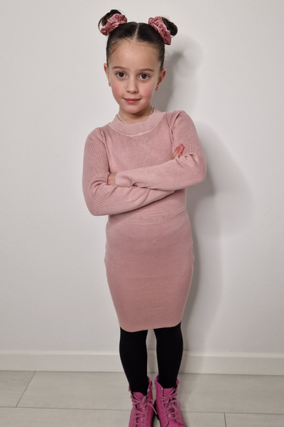 Pink Grace Rib Jurk