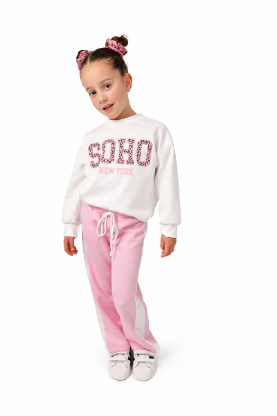 SOHO New York Sweater Set - Leopard Pink