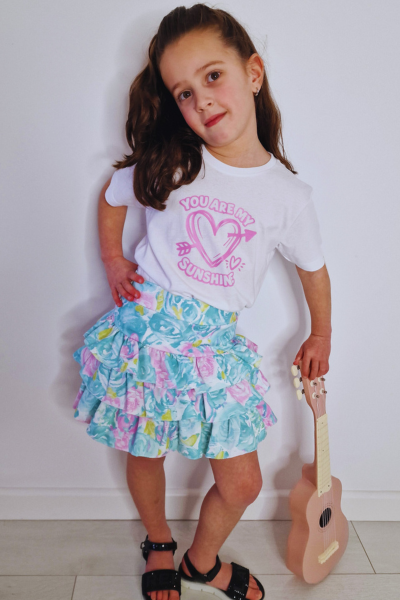 Wit T-shirt You Are My Sunshine